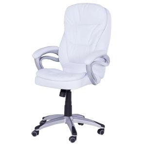 Президентски офис стол Trendy 6156 - бял