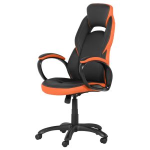 Геймърски стол Trendy 7511 - черно-оранжев
