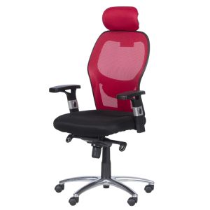 Ергономичен стол Trendy 7520 - черен - червен