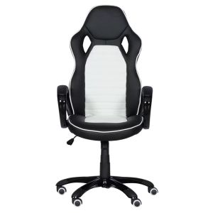 Геймърски стол Trendy 7502 - бял-черен