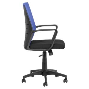 Работен офис стол Trendy 7041 - черен - син