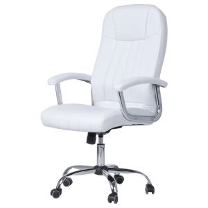 Президентски офис стол Trendy 6181 - бял