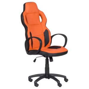 Геймърски стол Trendy 7510 - черно-оранжев