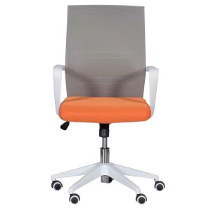 Работен офис стол Trendy 7044 - сив-оранжев