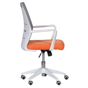 Работен офис стол Trendy 7044 - сив-оранжев