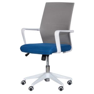 Работен офис стол Trendy 7044 - сив-син