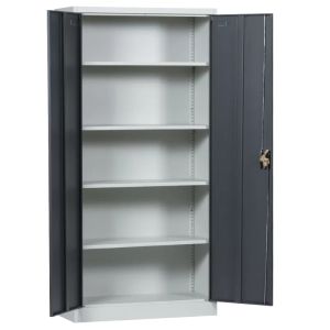 Метален шкаф Trendy CR-1235 EL SAND 90 - графит - сив