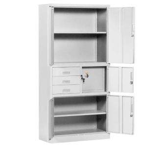 Метален шкаф Trendy CR-1281 Е - сив