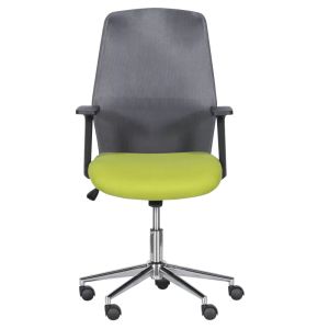 Работен офис стол Trendy 7047-1 - сив-зелен
