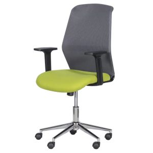 Работен офис стол Trendy 7047-1 - сив-зелен
