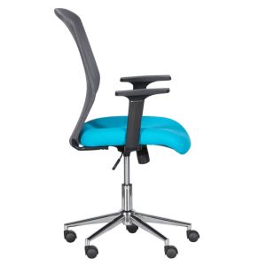 Работен офис стол Trendy 7047-1 - сив-син