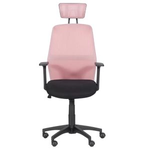 Президентски офис стол Trendy 7535 - розово - черен