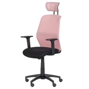 Президентски офис стол Trendy 7535 - розово - черен