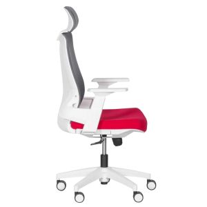 Президентски офис стол Trendy 7546 - червен - сив