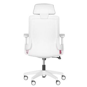 Президентски офис стол Trendy 7546 - червен - сив