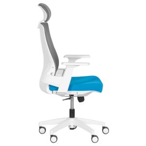 Президентски офис стол Trendy 7546 - син-сив