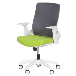 Работен офис стол Trendy 7547 - зелен-сив