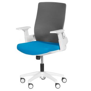 Работен офис стол Trendy 7547 - син-сив