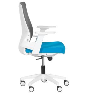 Работен офис стол Trendy 7547 - син-сив