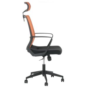 Президентски офис стол Trendy 7562 - черно - оранжево