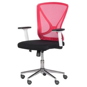Работен офис стол Trendy 7049 - червен - черен