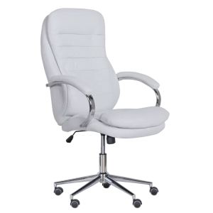 Президентски офис стол Trendy 6113-1 - бял