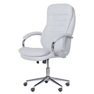 Президентски офис стол Trendy 6113-1 - бял