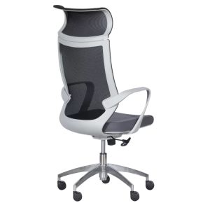 Президентски офис стол Trendy 7576 - сив-черен
