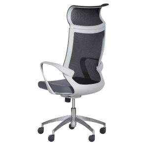 Президентски офис стол Trendy 7576 - сив-черен