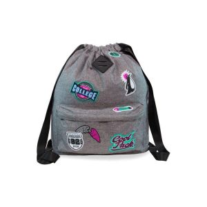 Раница COOLPACK - URBAN - GREY BADGES GIRLS