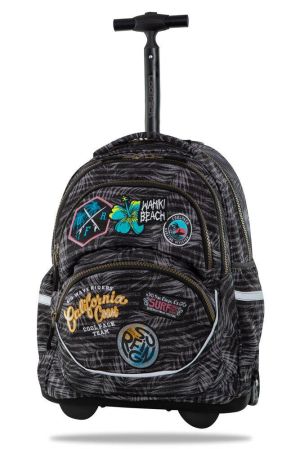 Ученическа раница на колела STARR Badges G`Grey