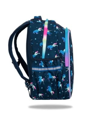Светеща ученическа раница Coolpack - JIMMY - Blue unicorn