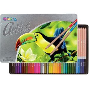Цветни моливи Colorino Artist 36 цвята в метална кутия