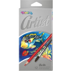 Цветни акварелни моливи Colorino Artist 12 цвята