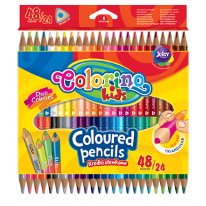 Цветни моливи Colorino 48 цвята, 24 бр.