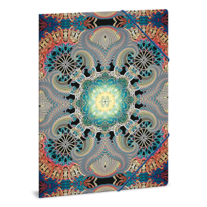 Папка с ластик A4 Ars Una Mandala Line