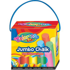 Цветни тебешири 15 бр. Colorino Kids Jumbo
