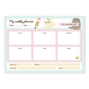 Седмичен планер А4 Pusheen Foodie