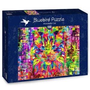 Пъзел Bluebird от 1000 части - Прекрасна Котка
