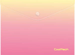 Папка с копче A4 Gradient Peach