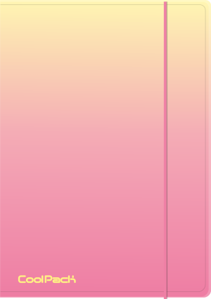 Папка A4 с ластик Gradient Peach