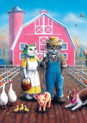 Пъзел Art Puzzle 260 части - Котешка ферма