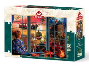 Пъзел Art Puzzle от 260 части - Светът, вътр