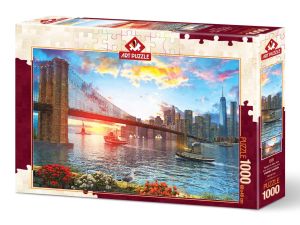 Пъзел Art Puzzle Залез в Ню Йорк 1000 части