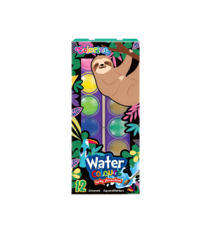 Акварелни бои 12 цвята Wildkid Colorino