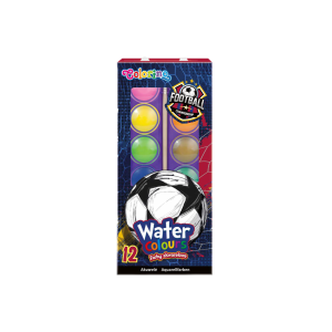 Акварелни бои 12 цвята Football Colorino