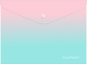 Папка с копче - Coolpack - Gradient Strawberry