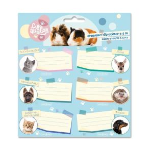 Ученически етикети Cute animals (5300) Ars Una