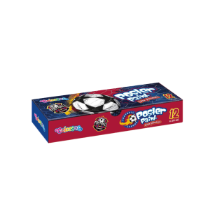 Темперни бои в бурканчета 12 цвята Football Colorino