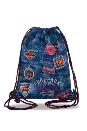 Спортна торба Coolpack SPRINT Badges B`Blue